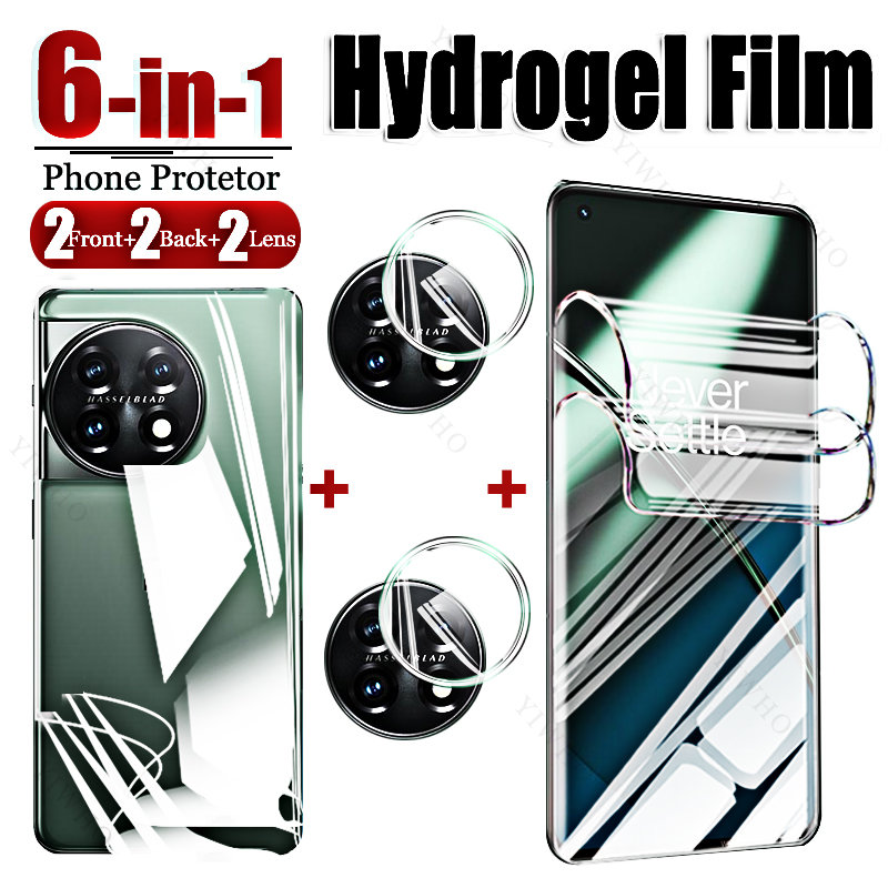 Oneplus Tablet Accessories - Przednia folia hydrożelowa 6w1 do obiektywu
